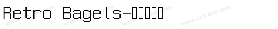 Retro Bagels字体转换